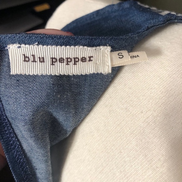 Blu Pepper Sleeves Dress/Tunic Size Small NWOT - Picture 4 of 9